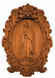 Image result for Virgin Mary Wood Carving