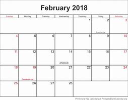 Image result for February 2018 Calendar Editable