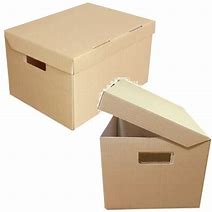 Image result for Cardboard File Storage Box