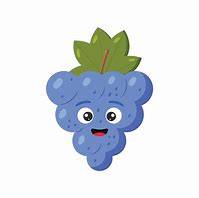 Image result for Cute Cartoon Grapes