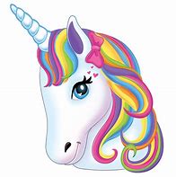 Image result for Colorful Unicorn Head