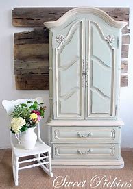 Image result for Refinished Armoire