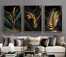 Image result for Black and Gold Canvas Art