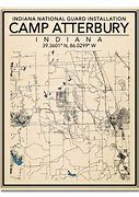 Image result for Map of Camp Atterbury Buildings