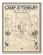 Image result for Camp Atterbury Cantonment Map
