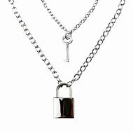 Image result for Stainless Steel Key Necklace