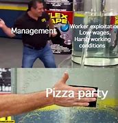 Image result for Manager Pizza Party Meme