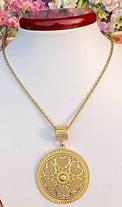 Image result for Dubai Gold Necklace Rose 24K