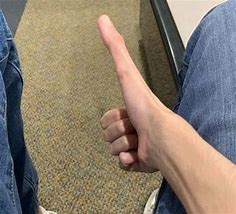 Image result for Giant Thumb Guy Meme