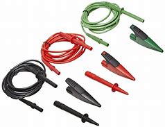 Image result for Coiled Test Leads with Alligator Clips