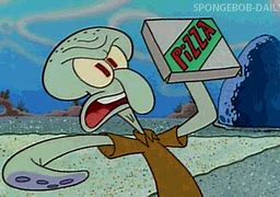 Image result for Spongebob Looking at Pizza