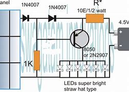 Image result for Electrical Schematic of Garden Battery Sensor LED Light