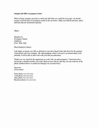 Image result for Offer Acceptance Letter Sample