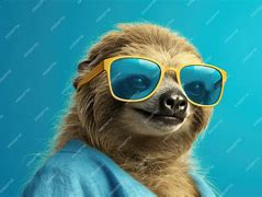 Image result for Sloth Wearing Glasses