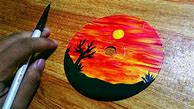 Image result for Painting On C D Ideas
