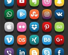 Image result for Social Media Icons Vector Free