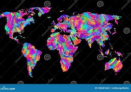 Image result for Modern Abstract World Map