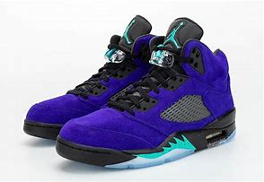 Image result for Purple Jordan 5s