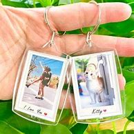 Image result for Custom Photo Keychain