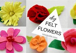 Image result for Easy DIY Felt Flowers