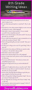 Image result for 8th Grade Writing Prompts