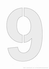 Image result for 9 Free Printable Number Template