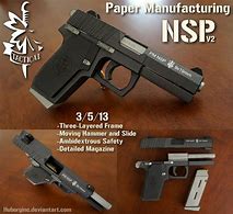 Image result for Gun Papercraft