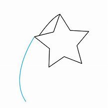 Image result for Draw a Shooting Star