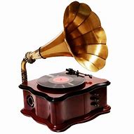 Image result for Old Record Player Black and White