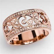 Image result for Rose Gold Wide Band Ring