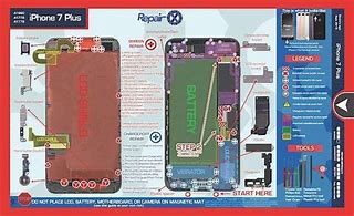 Image result for iPhone 7 Plus Screws with Colors and Diagram