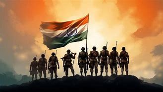 Image result for Indian Freedom Fighters with Tricolour Flag