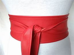 Image result for Red Leather Belt