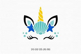 Image result for Unicorn Mermaid SVG Files
