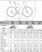 Image result for Standard Bike Frame Size Chart