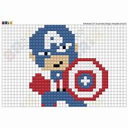 Image result for Captain America Pixil Art without Sheild
