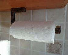 Image result for Wooden Kitchen Towel Holder