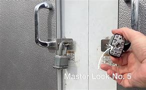 Image result for Inside a Master Lock