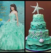 Image result for Little Mermaid Quince Dresses