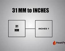 Image result for 31 mm to Inches