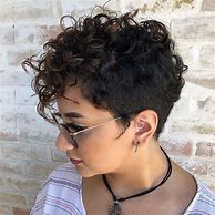 Image result for Natural Curly Hair Pixie Cut