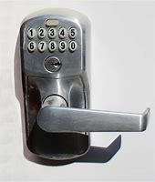 Image result for Door Lock with Fingerprint and Code
