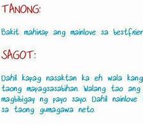 Image result for Tagalog Jokes Tanong at Sagot
