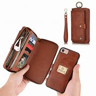 Image result for iPhone SE 7 8 Wallet Case Slots Zipper