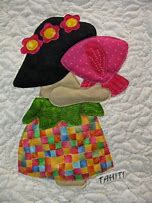 Image result for Sunbonnet Sue Quilt Block Pattern Native American