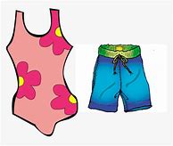 Image result for Cartoon Bathing Suit Clip Art