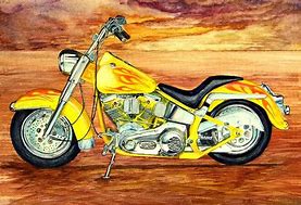 Image result for Motorcycle Canvas Art