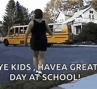Image result for First Day School Cartoon GIF