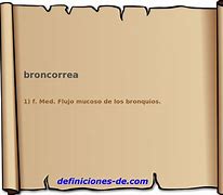 Image result for broncorrea