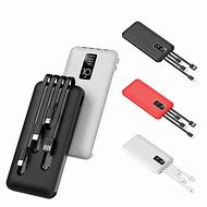 Image result for Power Bank with Cable